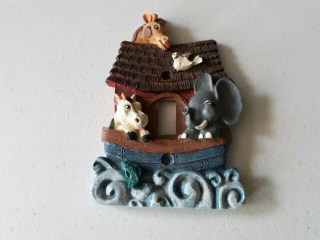 Noah Ark Baby Room Decor
 NOAHS ARK SINGLE LIGHT SWITCH PLATE COVER CHILD NURSERY