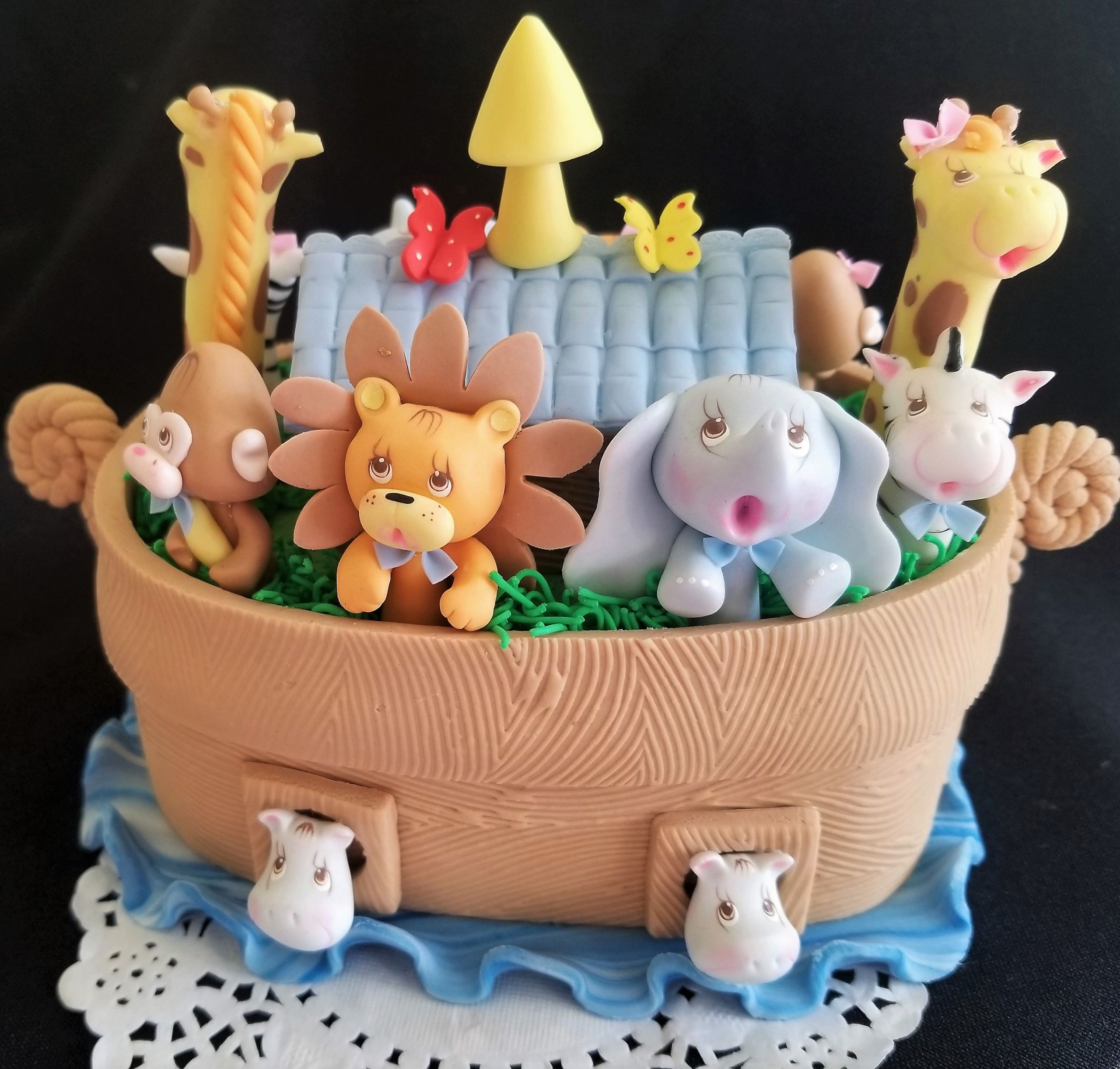 Noah Ark Baby Shower Decoration Ideas
 Noah s Ark Baby Shower Noah s Ark Cake Topper