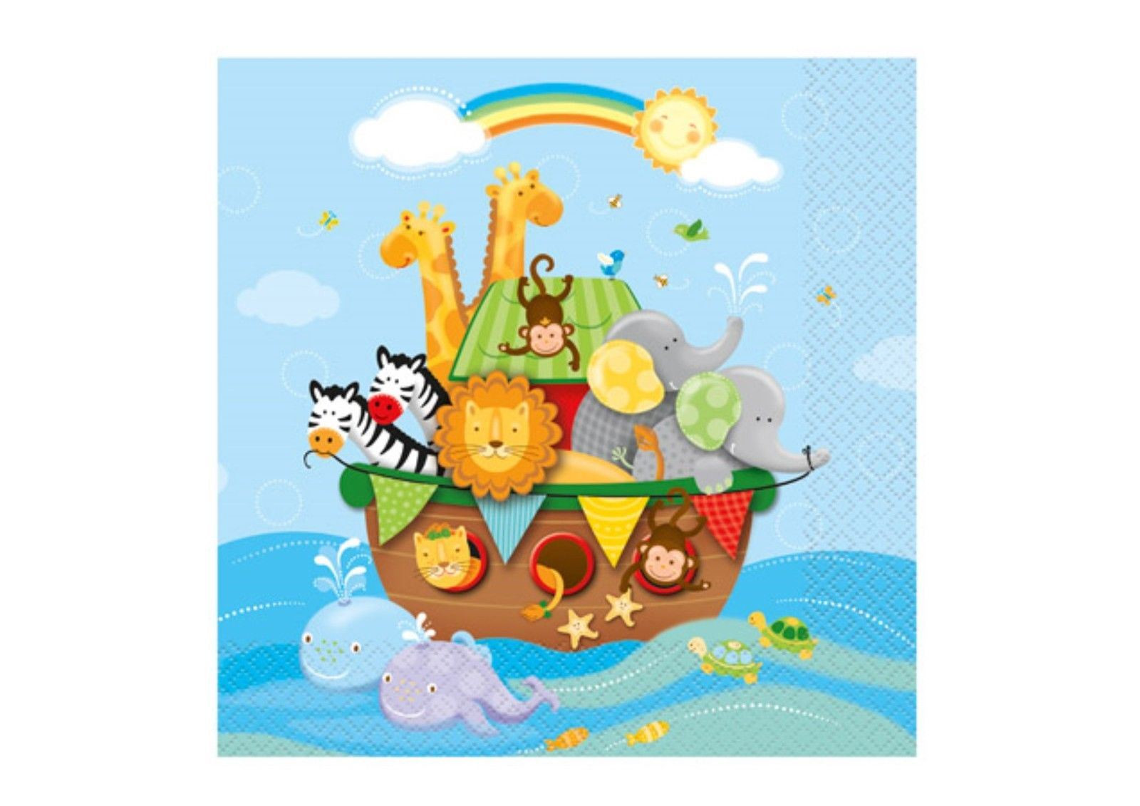 Noah Ark Baby Shower Decoration Ideas
 Noah s Ark Baby Shower Party Plates Decorations Tableware