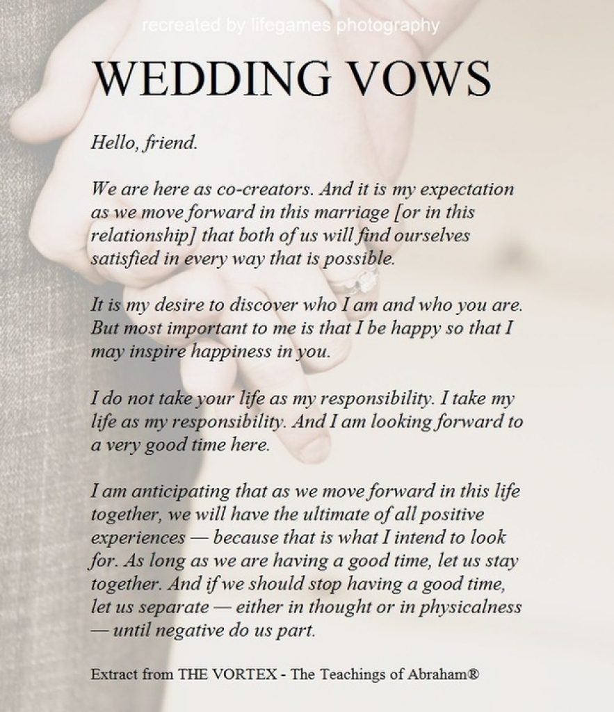 Non Traditional Wedding Vows Samples
 Others Beautiful Wedding Vows Samples Ideas — Salondegas