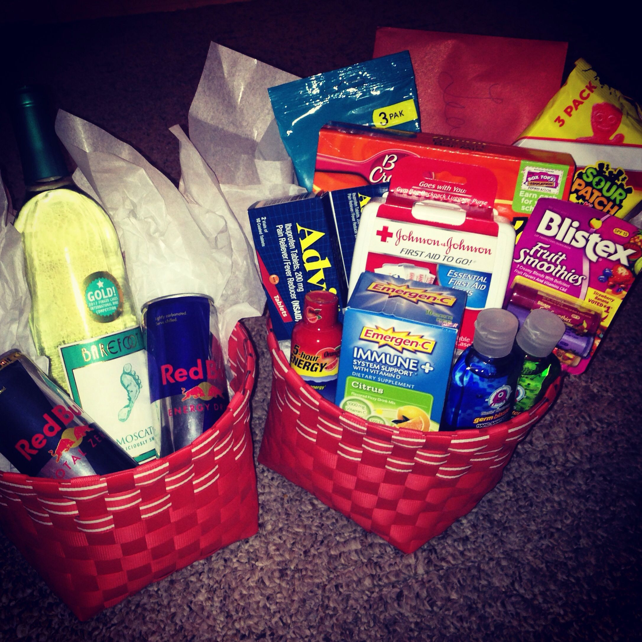 Nurse Gift Basket Ideas
 Nurse Survival Kit I made for a graduate from nursing