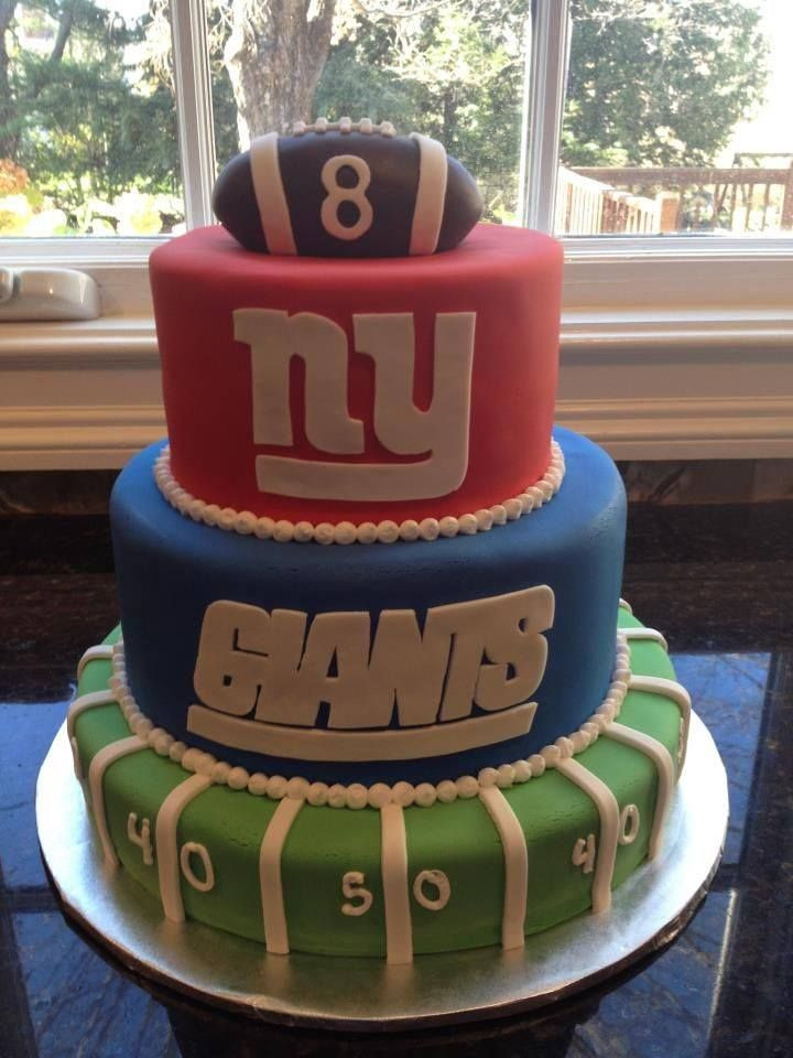 Ny Giants Birthday Cake
 Pin by Sarah Jumbo on cakes