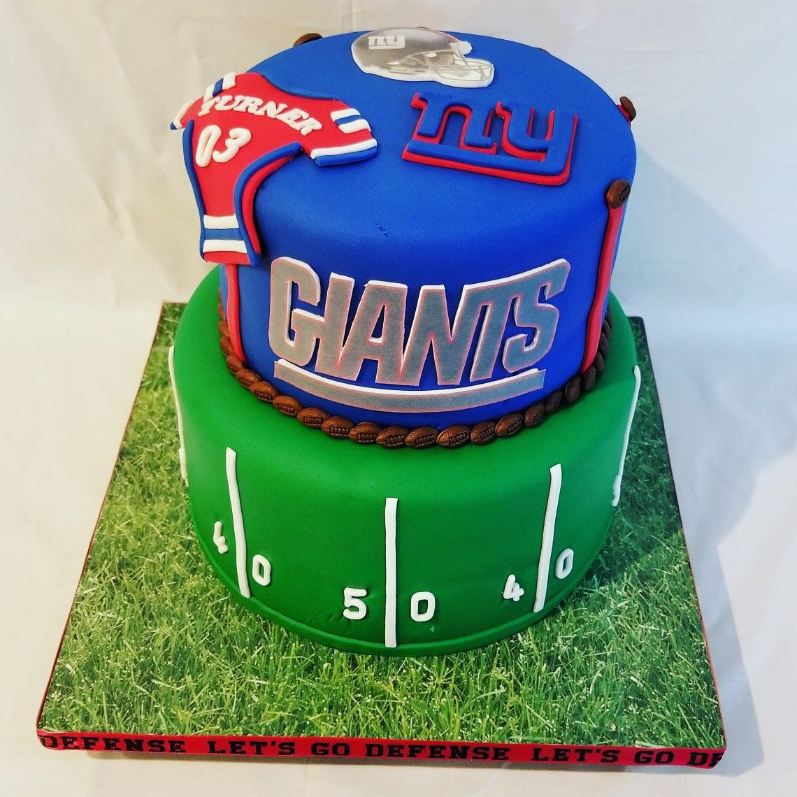 Ny Giants Birthday Cake
 NY Giants football cake