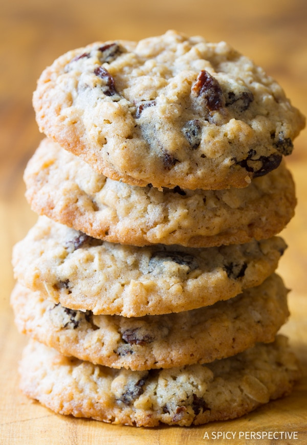 Oatmeal Cookies Recipes
 The Best Oatmeal Raisin Cookies Recipe VIDEO A Spicy