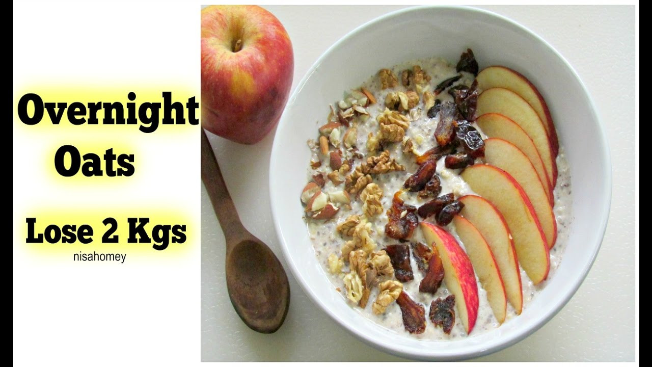 Oatmeal Recipes For Weight Loss
 Overnight Oats Lose 2 kgs In 1 Week Apple Pie