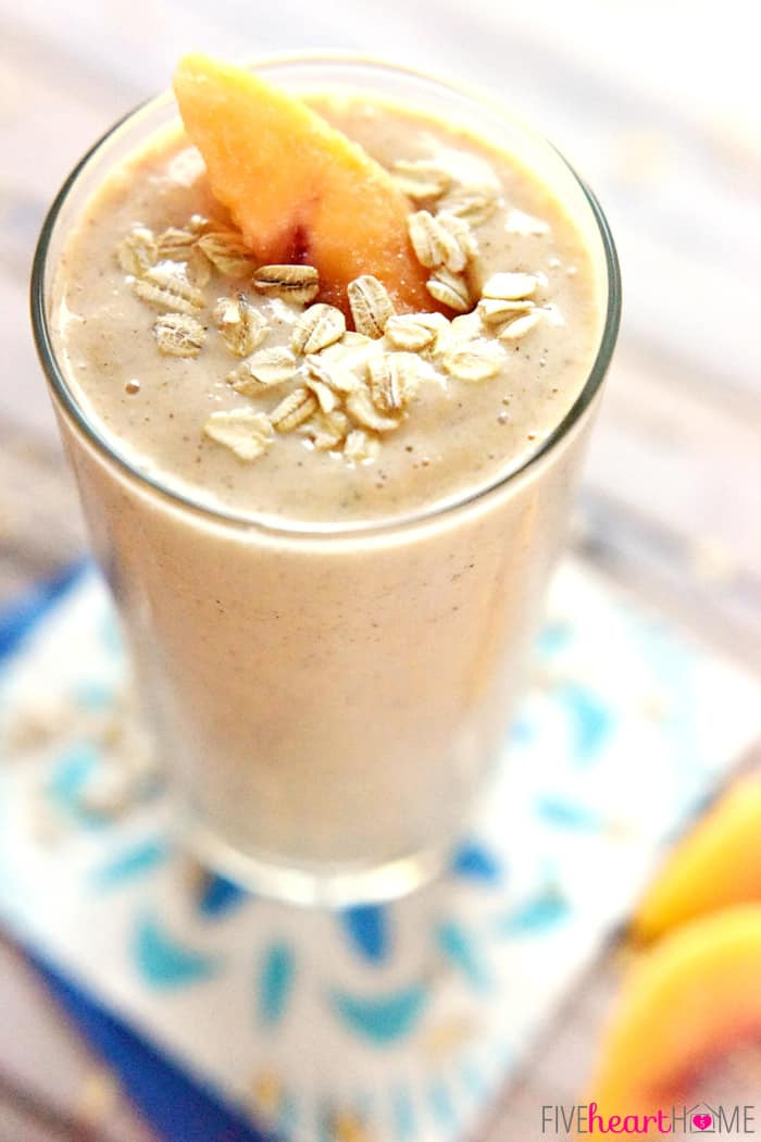 Oats In Smoothie
 Healthy Oat Smoothies Blueberry Muffin & Peach Cobbler