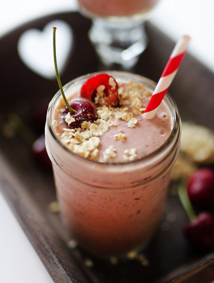 Oats In Smoothie
 Cherry Oat Smoothie tastes like cherry pie
