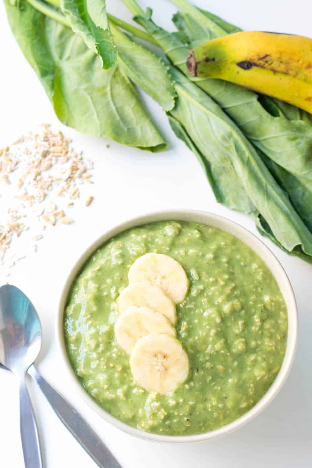 Oats In Smoothie
 Green Smoothie Overnight Oats Recipe LeelaLicious