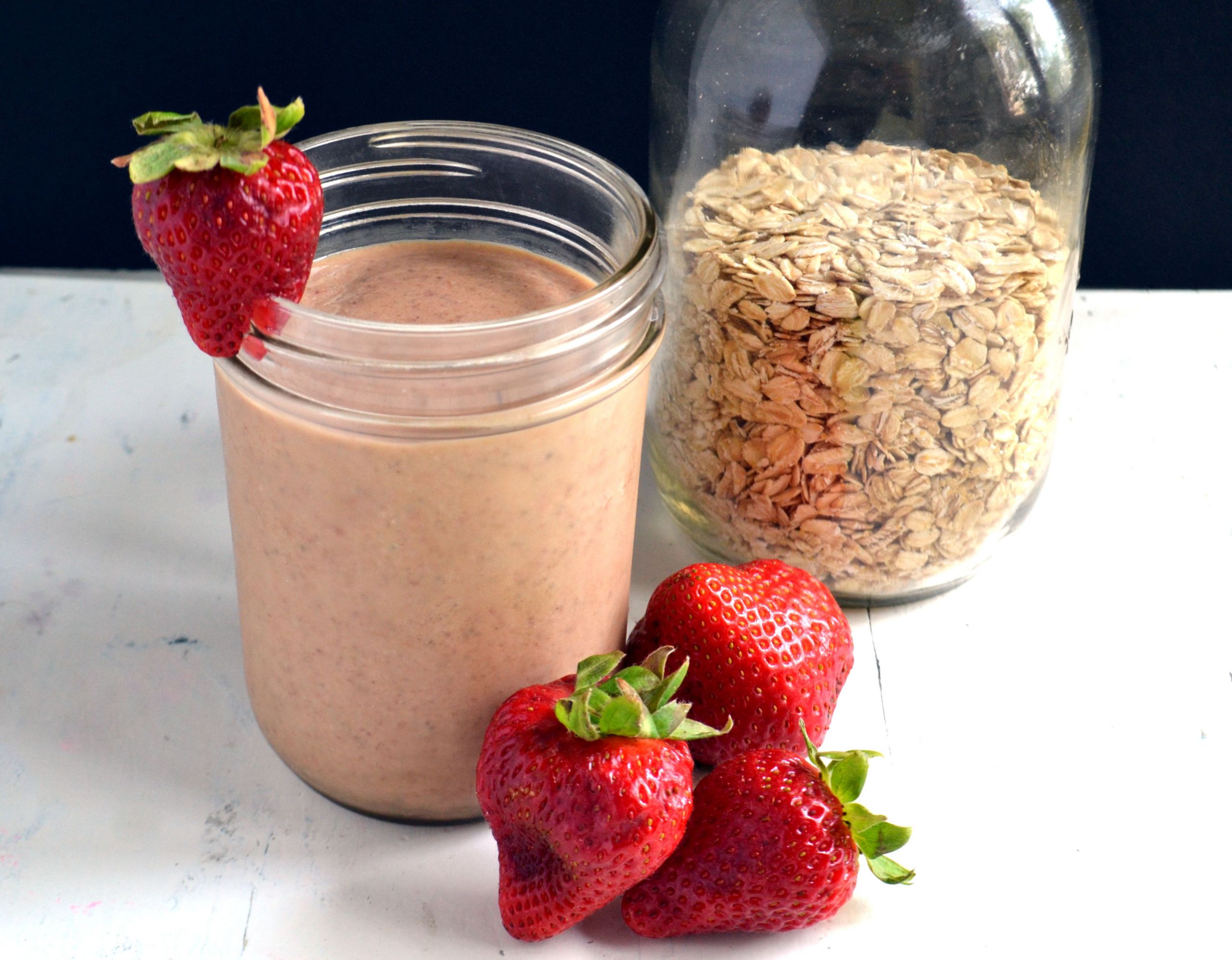 Oats In Smoothie
 Strawberry Oat Smoothie
