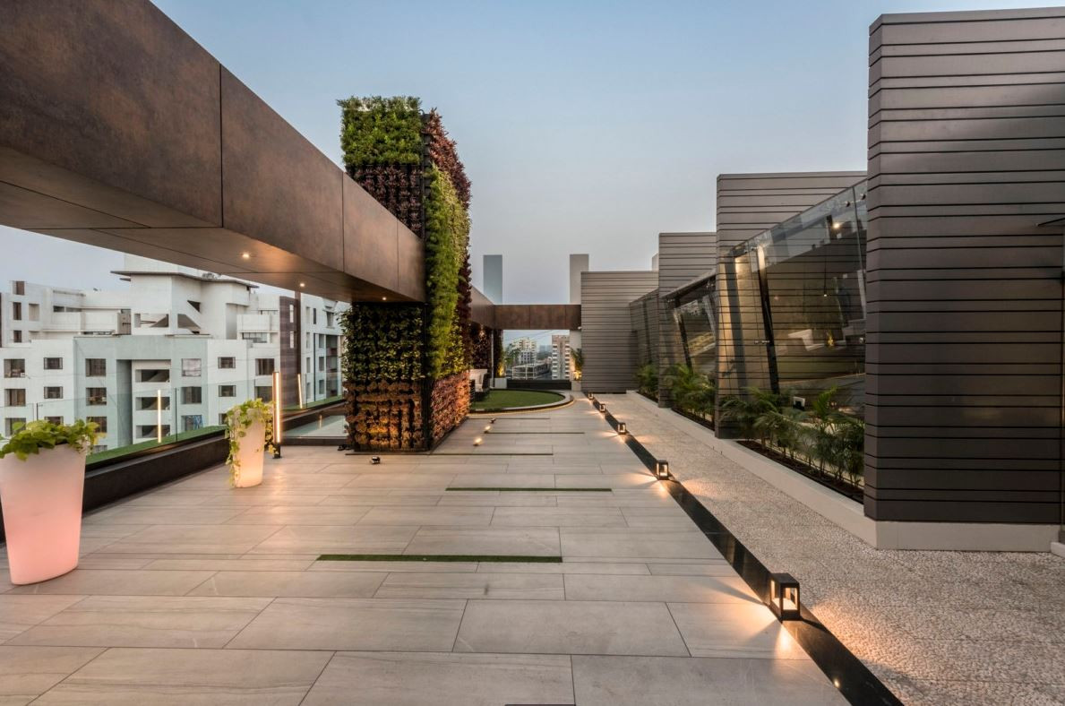 Office Terrace Landscape
 Oriana Facade fices With Terrace Garden and Soothing