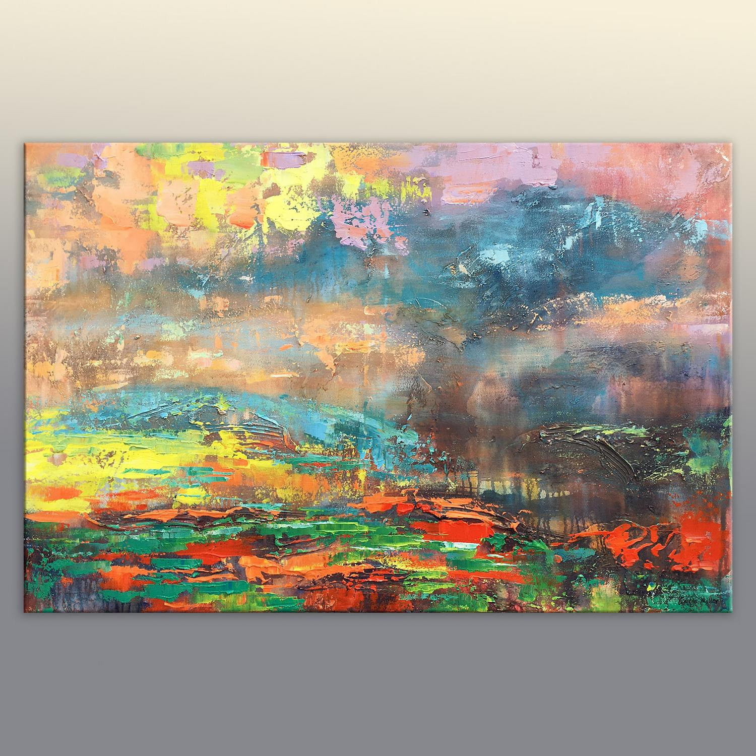 Oil Painting For Living Room
 Landscape Oil Painting Living Room Decor Wall Art