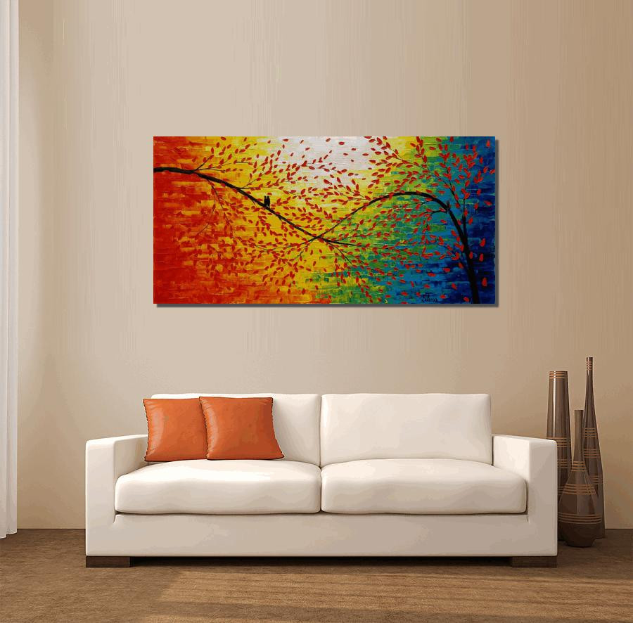 Oil Painting For Living Room
 Living Room Wall Art Modern Art Original Artwork