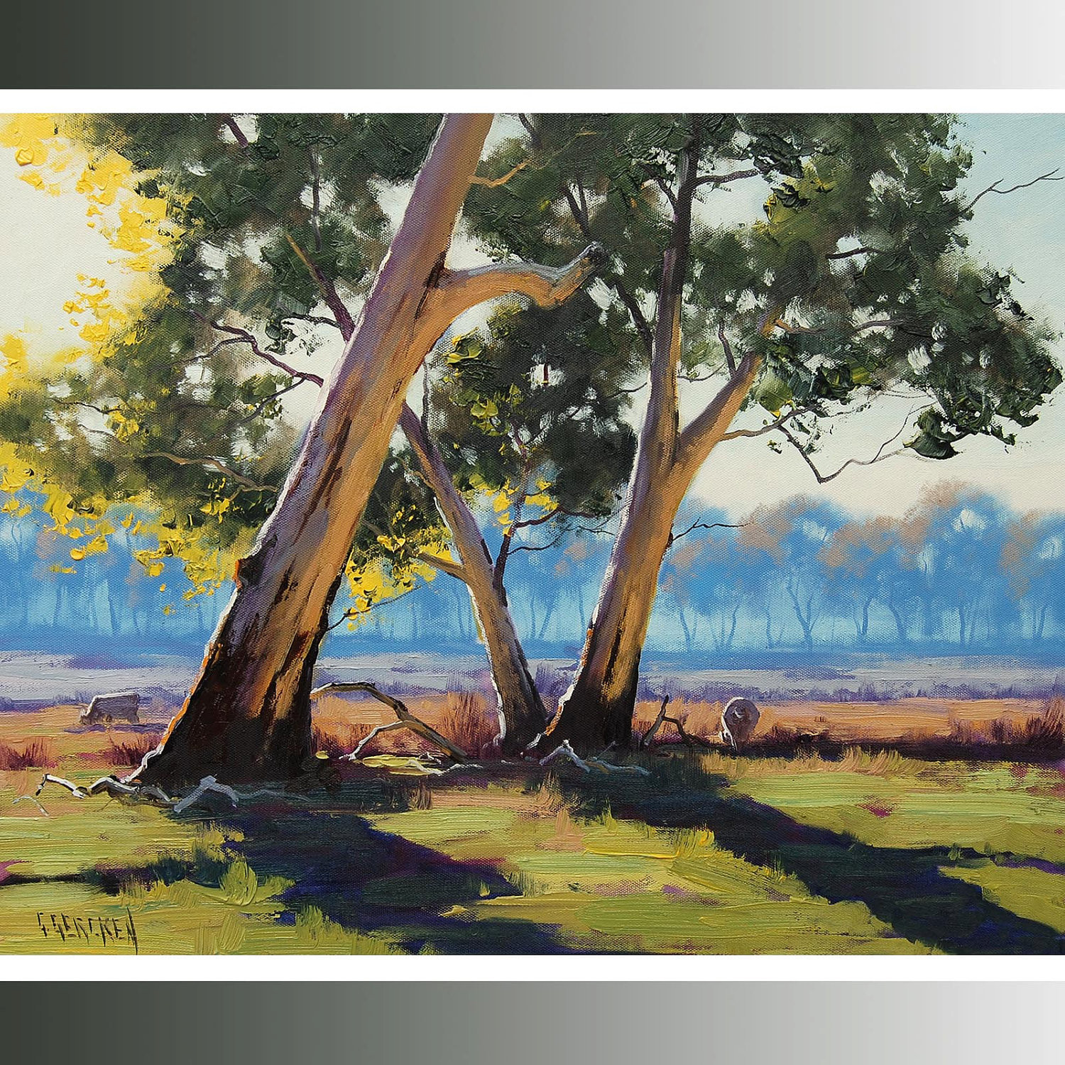 Oil Paintings Landscape
 LANDSCAPE OIL PAINTING Tree Painting Rural landscape Realistic
