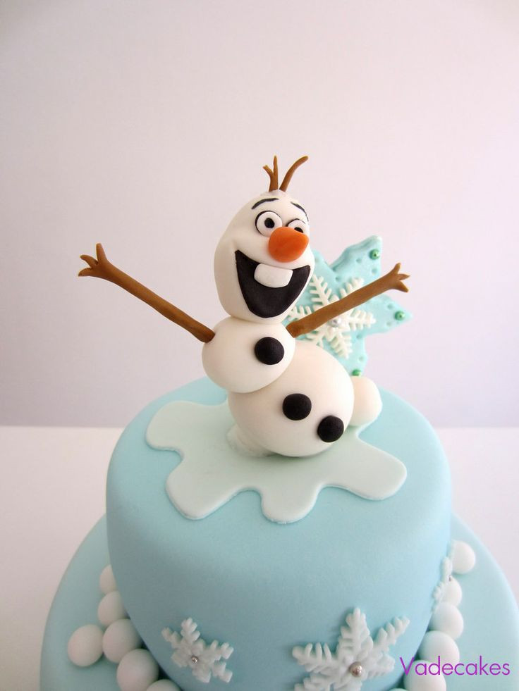 Olaf Birthday Cake
 Olaf cake topper Cake Toppers Pinterest