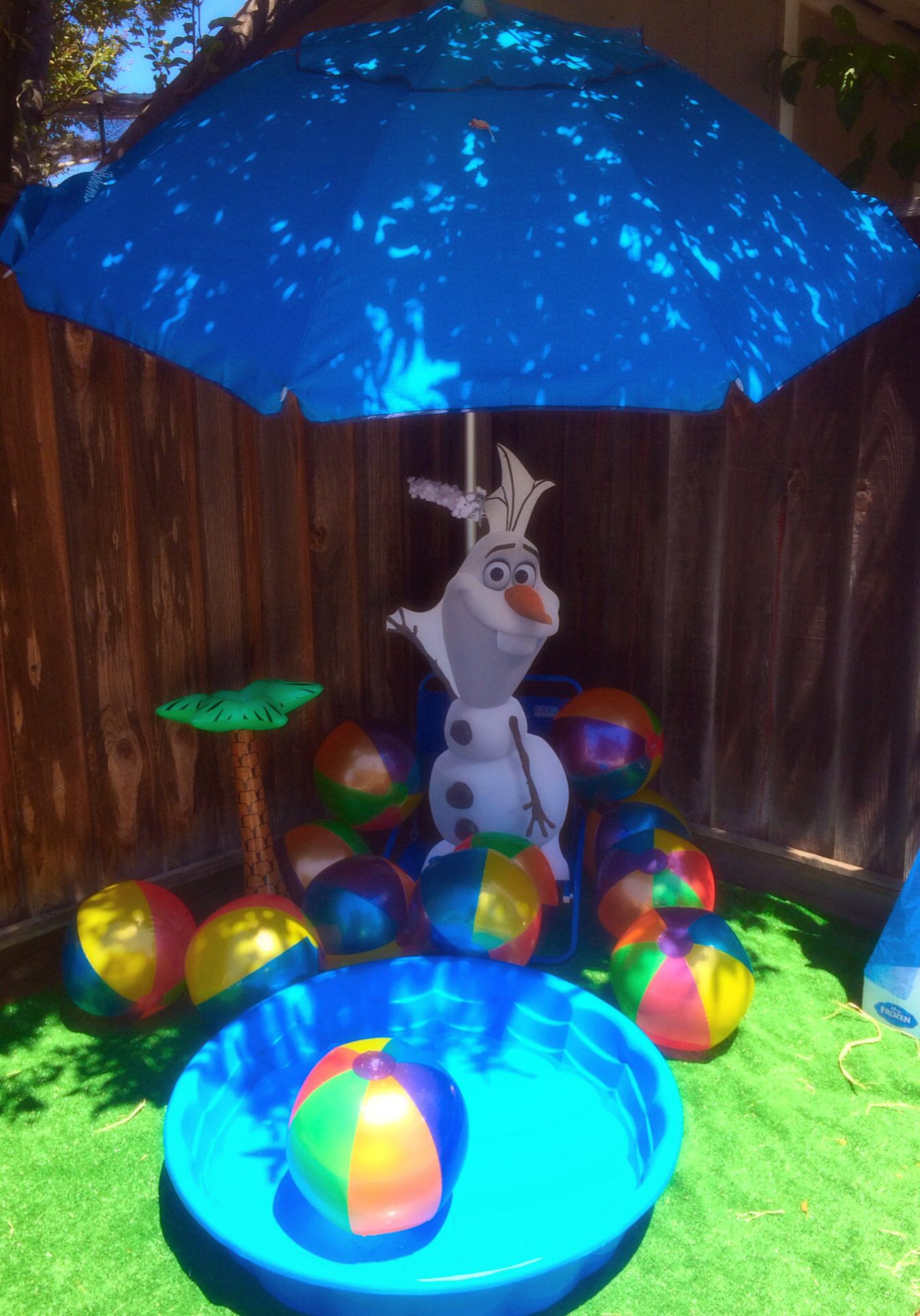 Olaf Summer Party Ideas
 Olaf in Summer Take a dip in Olaf s puddle of snow