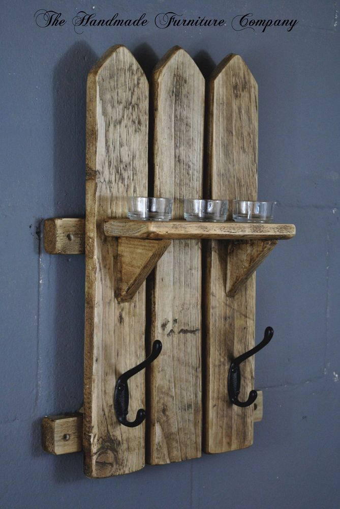 Old Wood Fence Craft Ideas
 Arts and Crafts style shelves