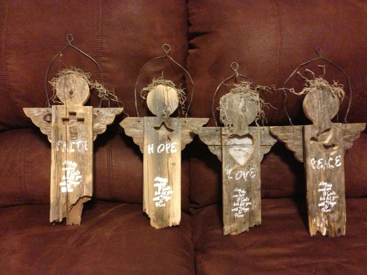 Old Wood Fence Craft Ideas
 Old fence blessing angels