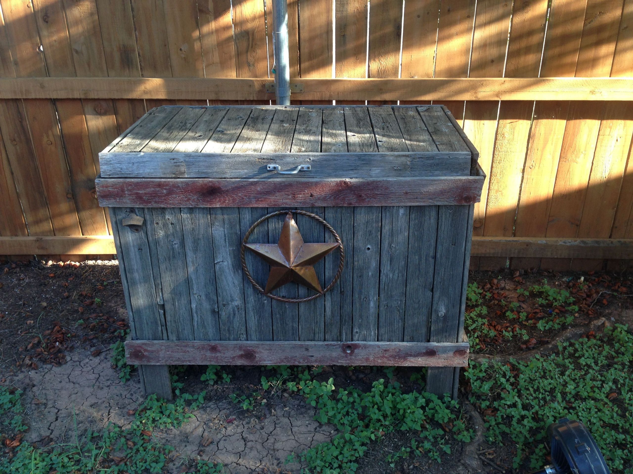 Old Wood Fence Craft Ideas
 Old fence cooler