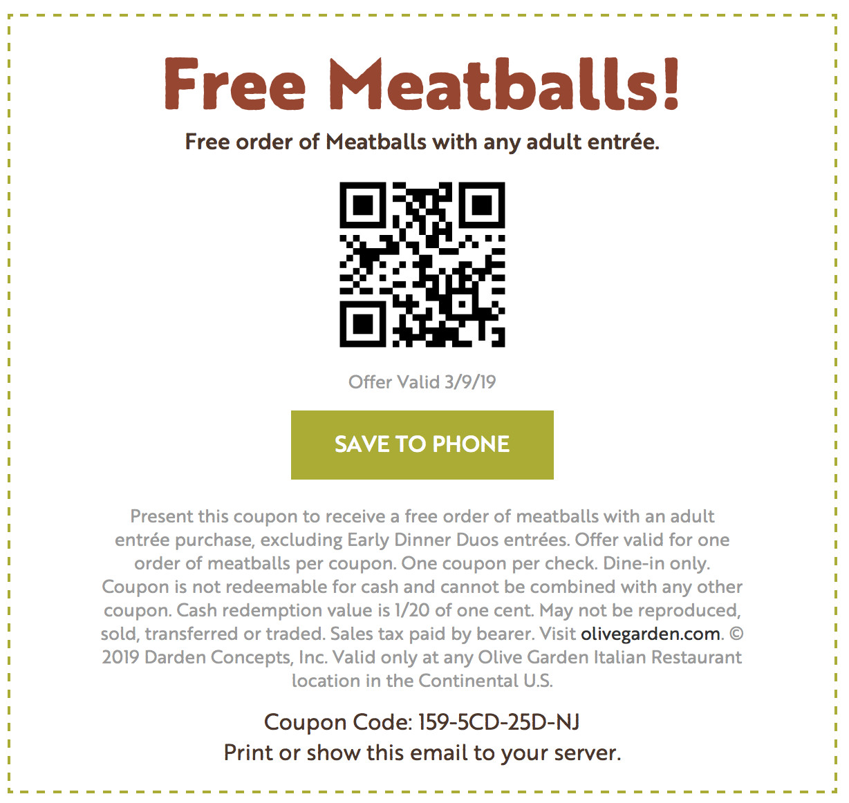 Olive Garden Free Appetizer Coupon
 Olive Garden Coupons Printable Coupons 2019