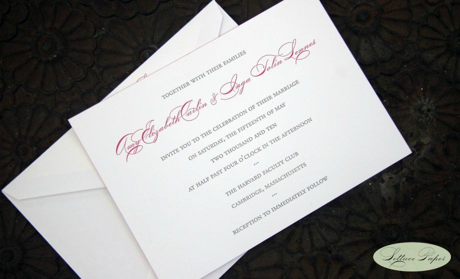 One Of A Kind Wedding Invitations
 A one of a kind elegant wedding invitation set