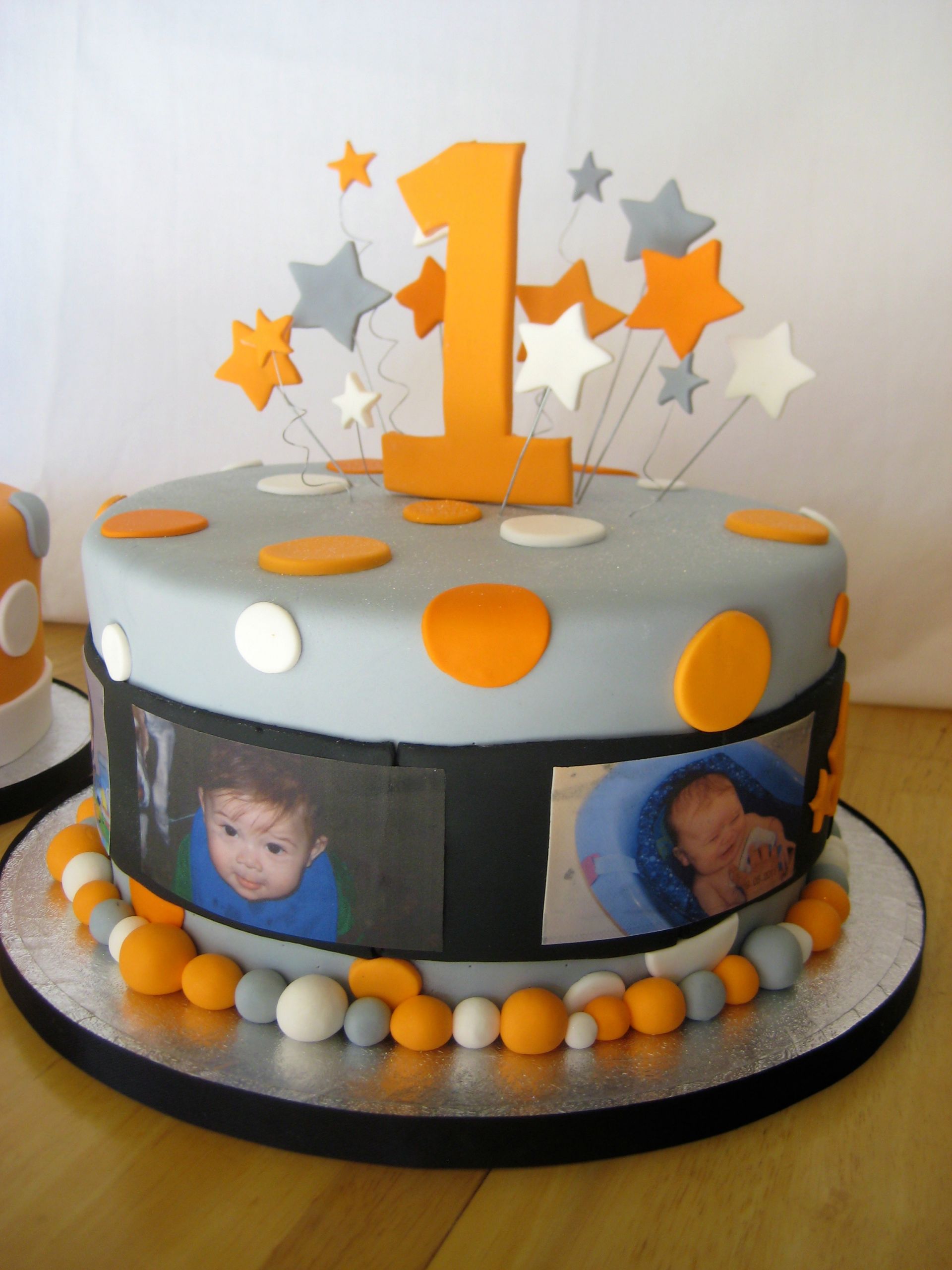 One Year Birthday Cake
 e Year Old in a FLASH cake – Stars Edible and