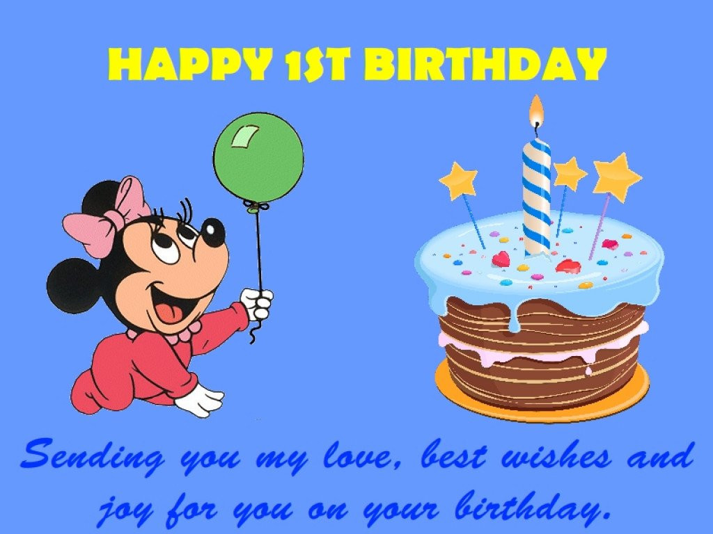 One Year Old Birthday Wishes
 1st Birthday Wishes Messages and Quotes Collection