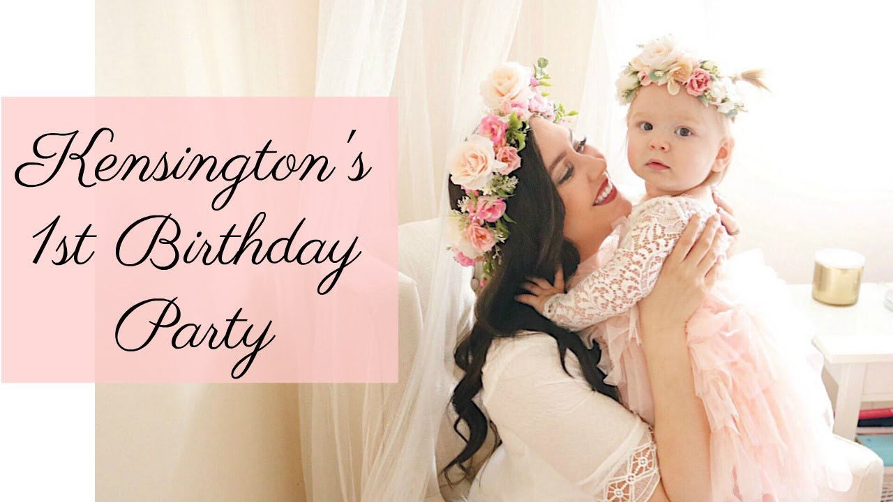 One Year Old Girl Birthday Party Ideas
 1st Birthday party 1 year old baby update Princess