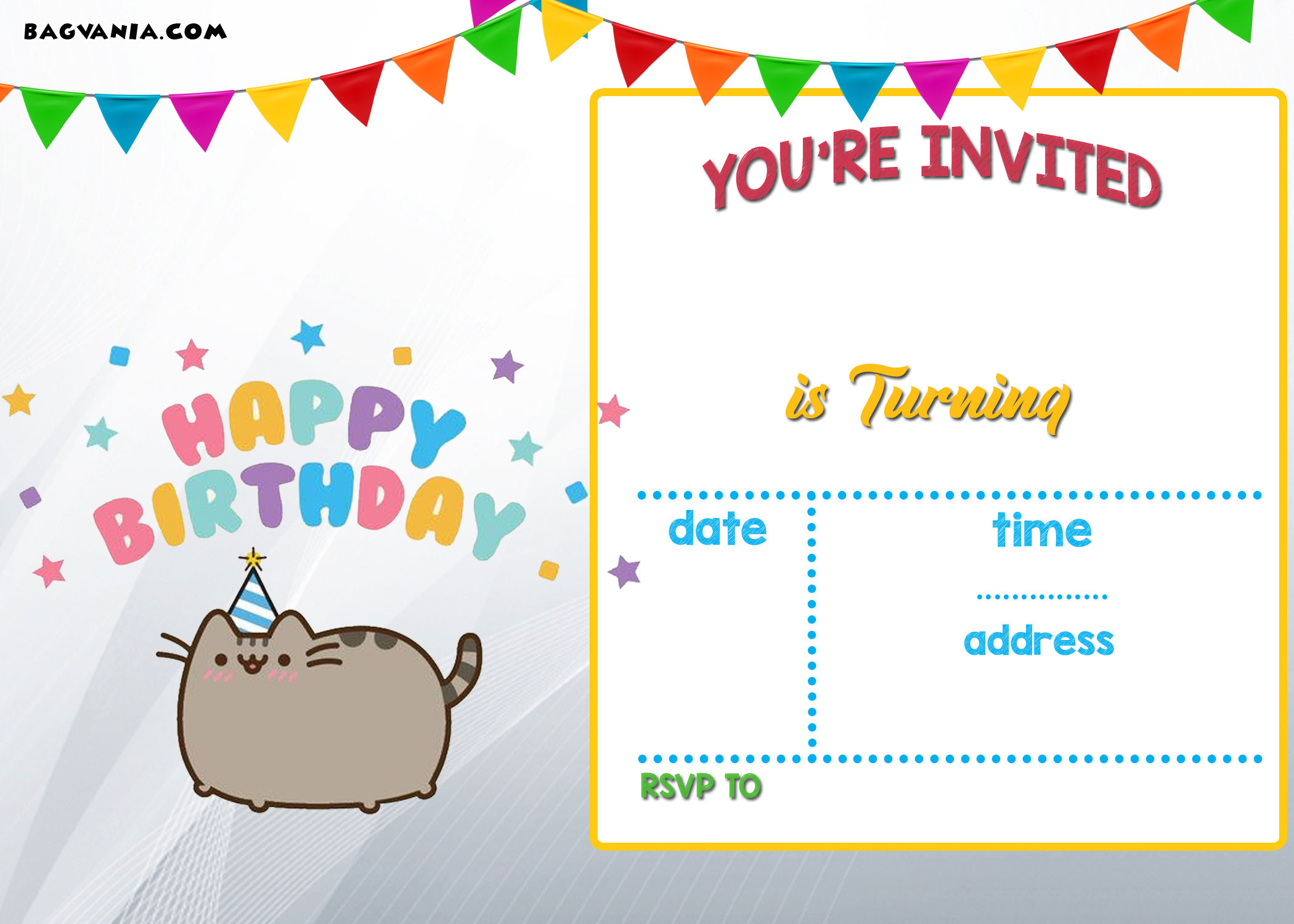 Online Birthday Invitation
 Free Printable Kids Birthday Invitations – FREE Printable
