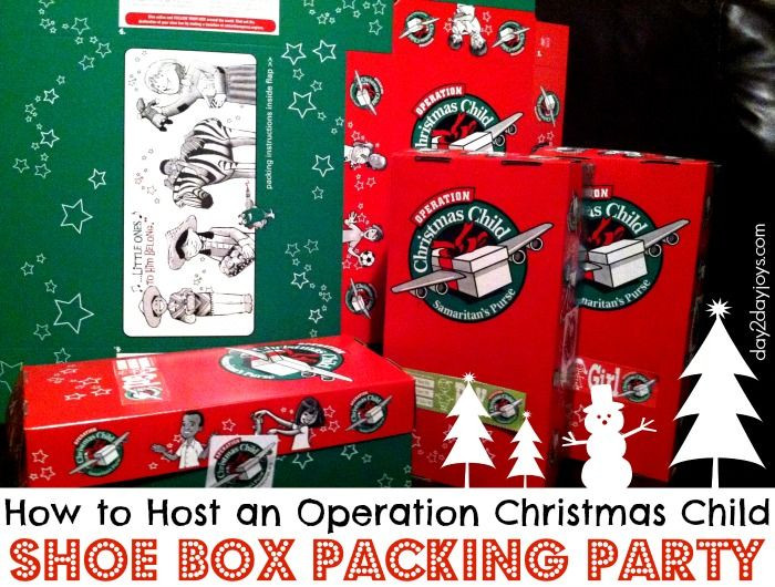 Operation Christmas Child Packing Party
 How to Host an Operation Christmas Child Shoe Box Packing