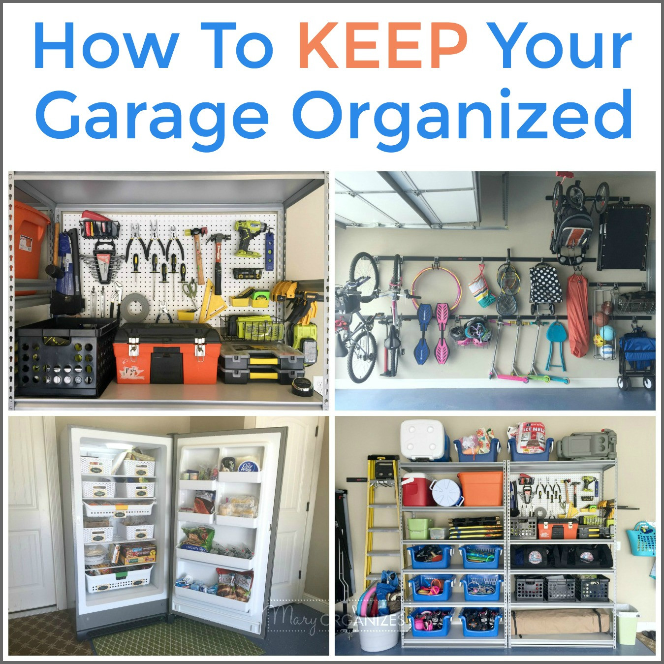 Organized Garage Images
 Organize Your Garage ONE WEEK All About The Garage