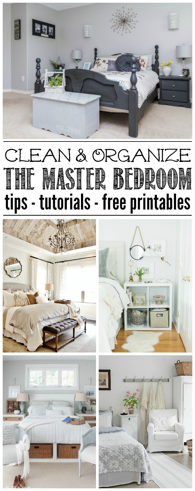 Organizing Ideas For Bedroom
 Master Bedroom Organization HOD Clean and Scentsible
