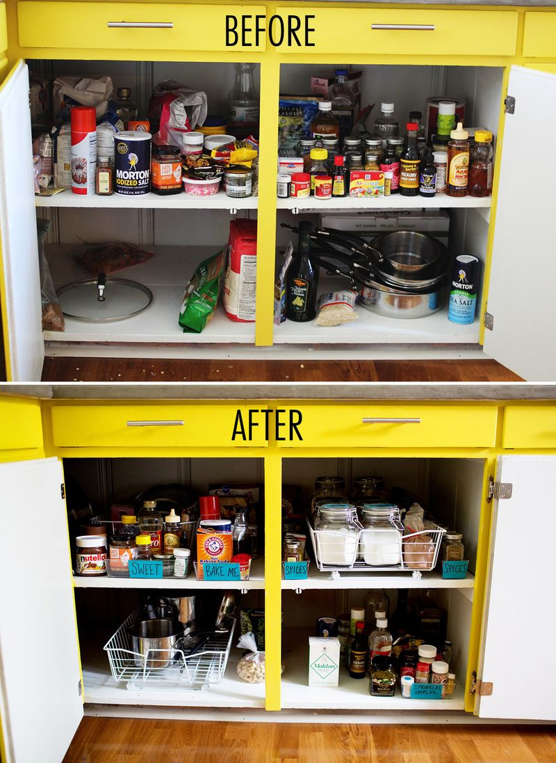 Organizing Your Kitchen
 Get Organized Kitchen Cabinets – A Beautiful Mess