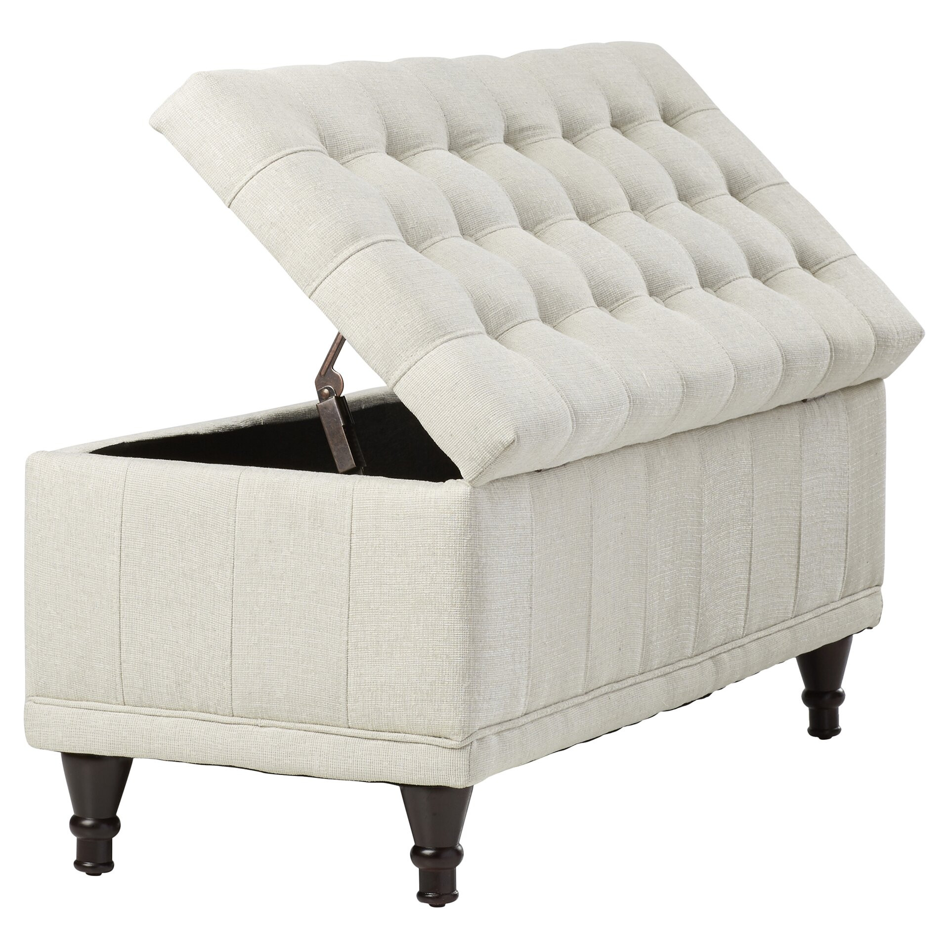 Ottoman Storage Bedroom
 Attles Fabric Bedroom Storage Ottoman