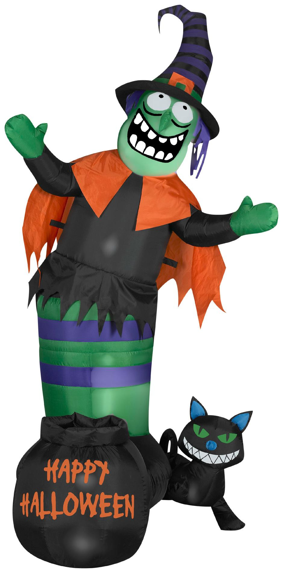 Outdoor Animated Halloween Decorations
 Airblown Inflatables Animated Airblown Wobbling Witch