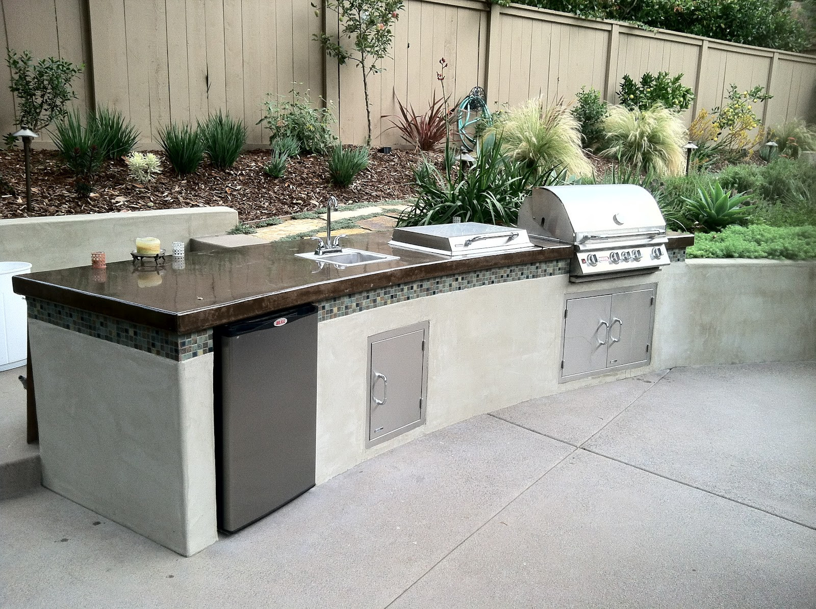 Outdoor Bbq Kitchen
 Modern barbecue island outdoor kitchen Sage Outdoor