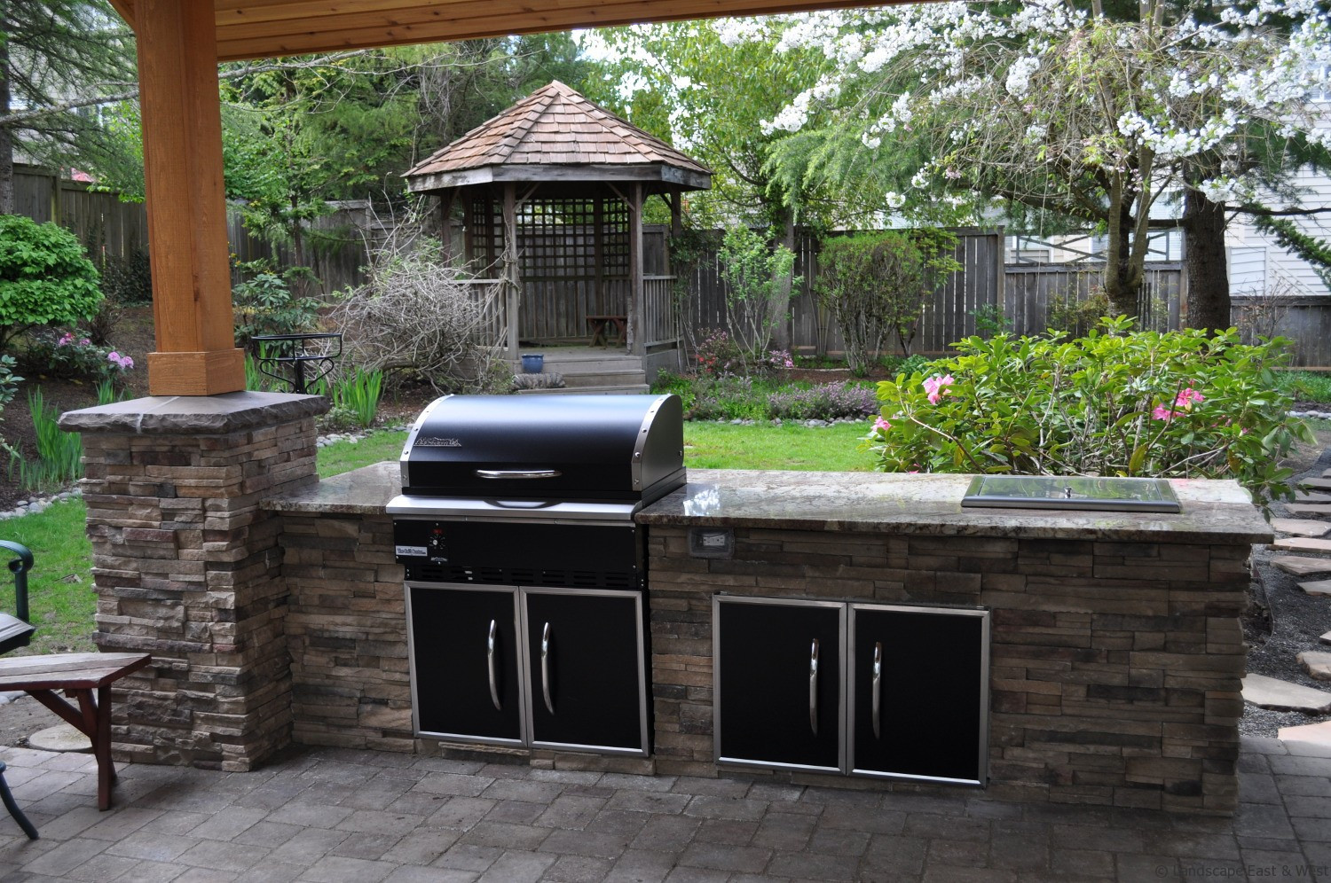 Outdoor Bbq Kitchen
 Outdoor Kitchen Designs for Portland Oregon Landscaping