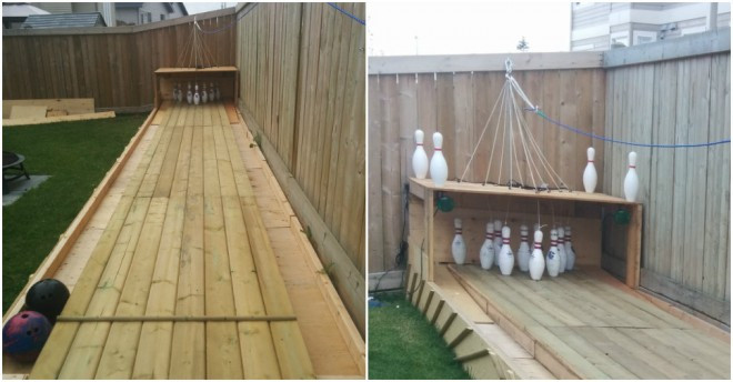 Outdoor Bowling Alley DIY
 How To Build A DIY Bowling Alley