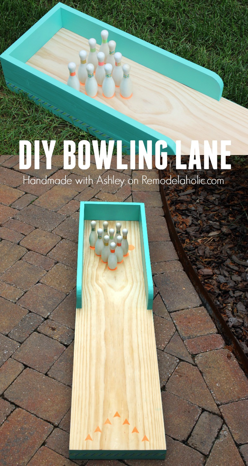 Outdoor Bowling Alley DIY
 Remodelaholic