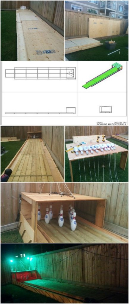 Outdoor Bowling Alley DIY
 Fun Summer Project How to Build Your Own Backyard Bowling