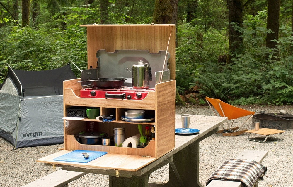 Outdoor Camping Kitchen
 DIY Camping Have Just as Much Spending Much Less on Gear