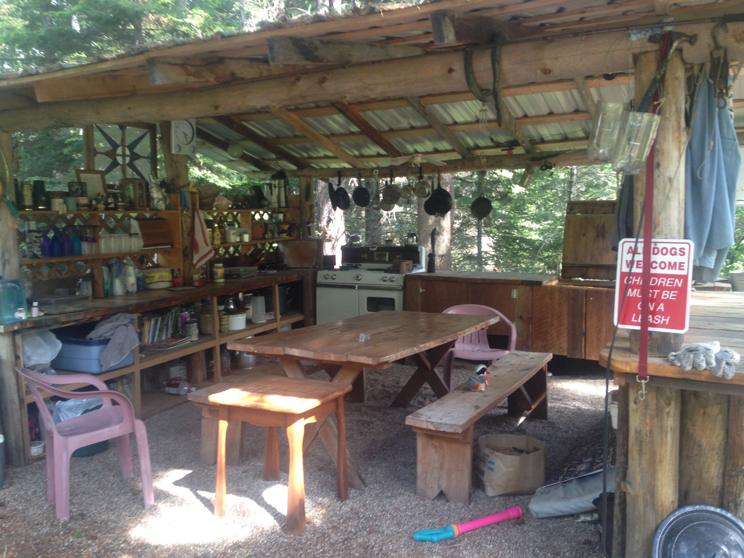 Outdoor Camping Kitchen
 July 2014