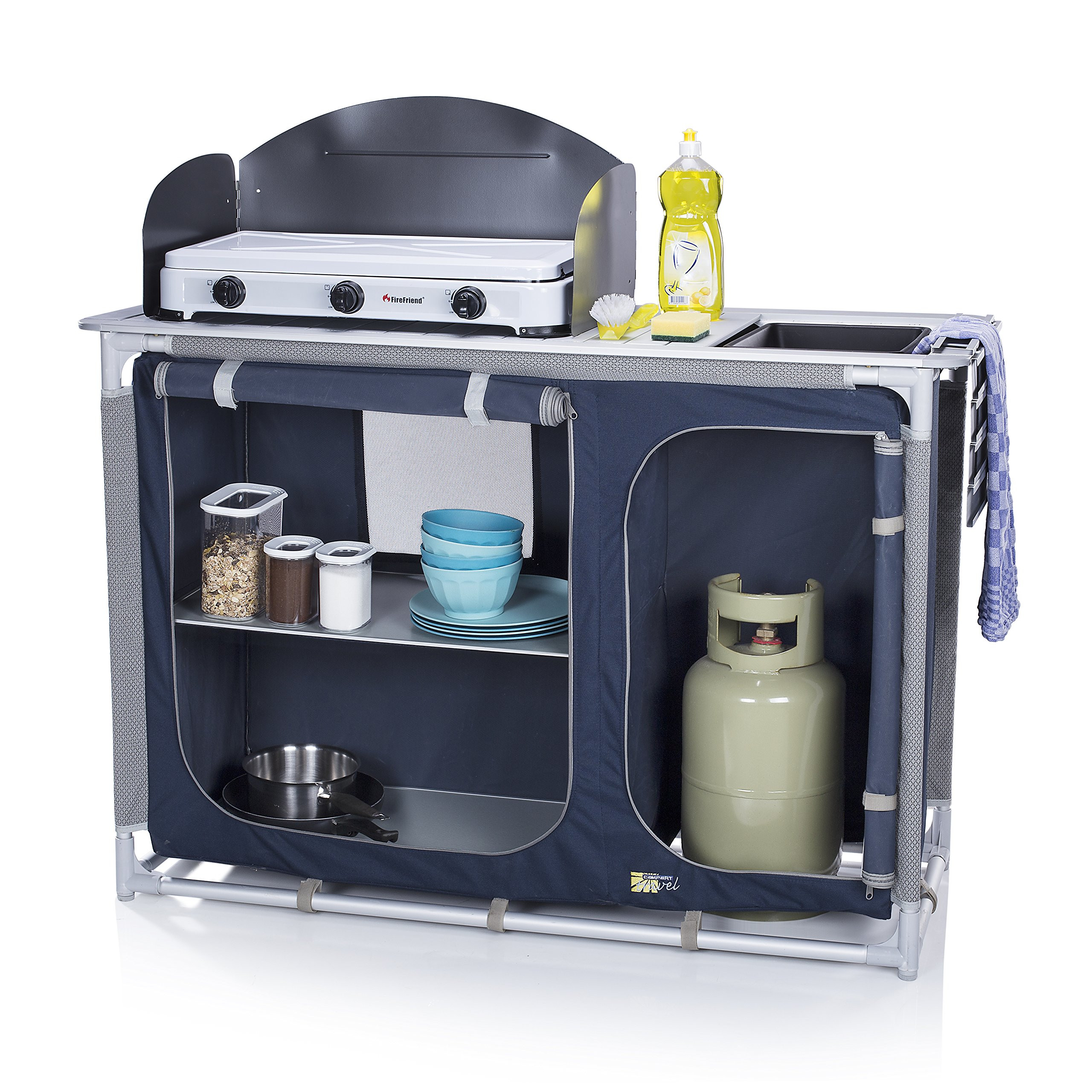 Outdoor Camping Kitchen With Sink
 CamPart Travel Camping Outdoor Kitchen Sink with