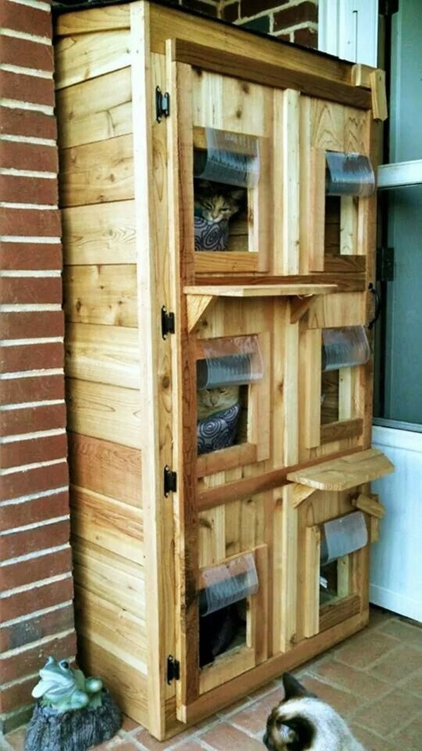 Outdoor Cat Houses DIY
 35 Warm Ideas For Outdoor Cat Houses For Winters