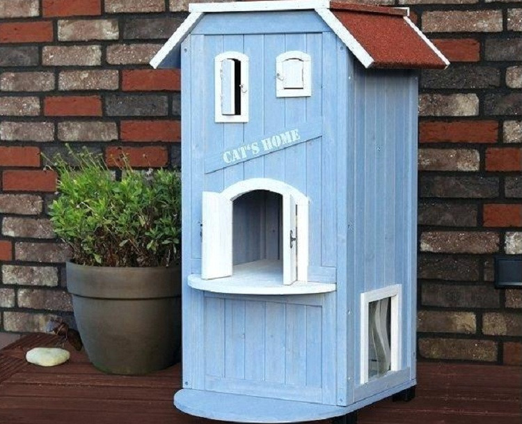 Outdoor Cat Houses DIY
 DIY Outdoor Cat House for Winter Detailed Instruction