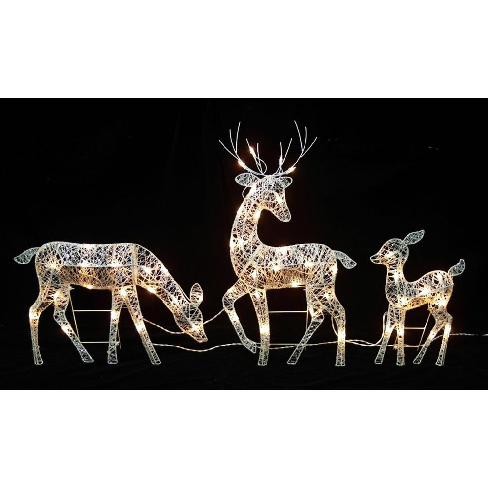 Outdoor Christmas Reindeer
 Northlight 30 in Christmas Outdoor Decoration White