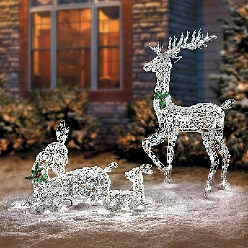 Outdoor Christmas Reindeer
 Outdoor Christmas Reindeer Decorations Lighted