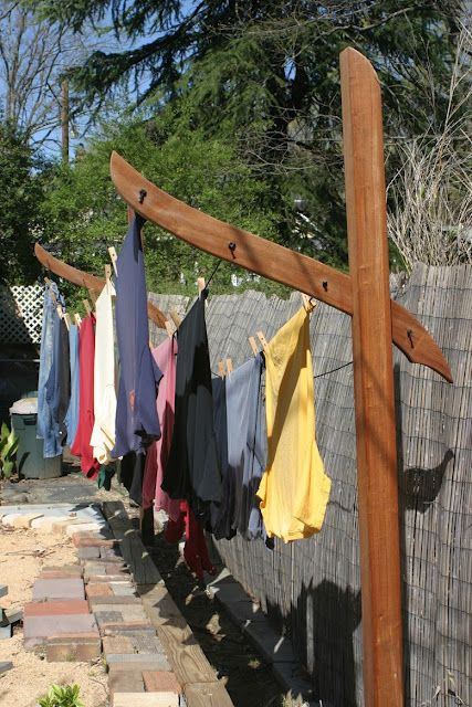 Outdoor Clothesline DIY
 1000 images about Diy clothesline ideas on Pinterest
