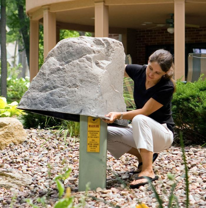 Outdoor Electrical Box Covers Landscaping
 Centerpointe municator Landscaping around utility