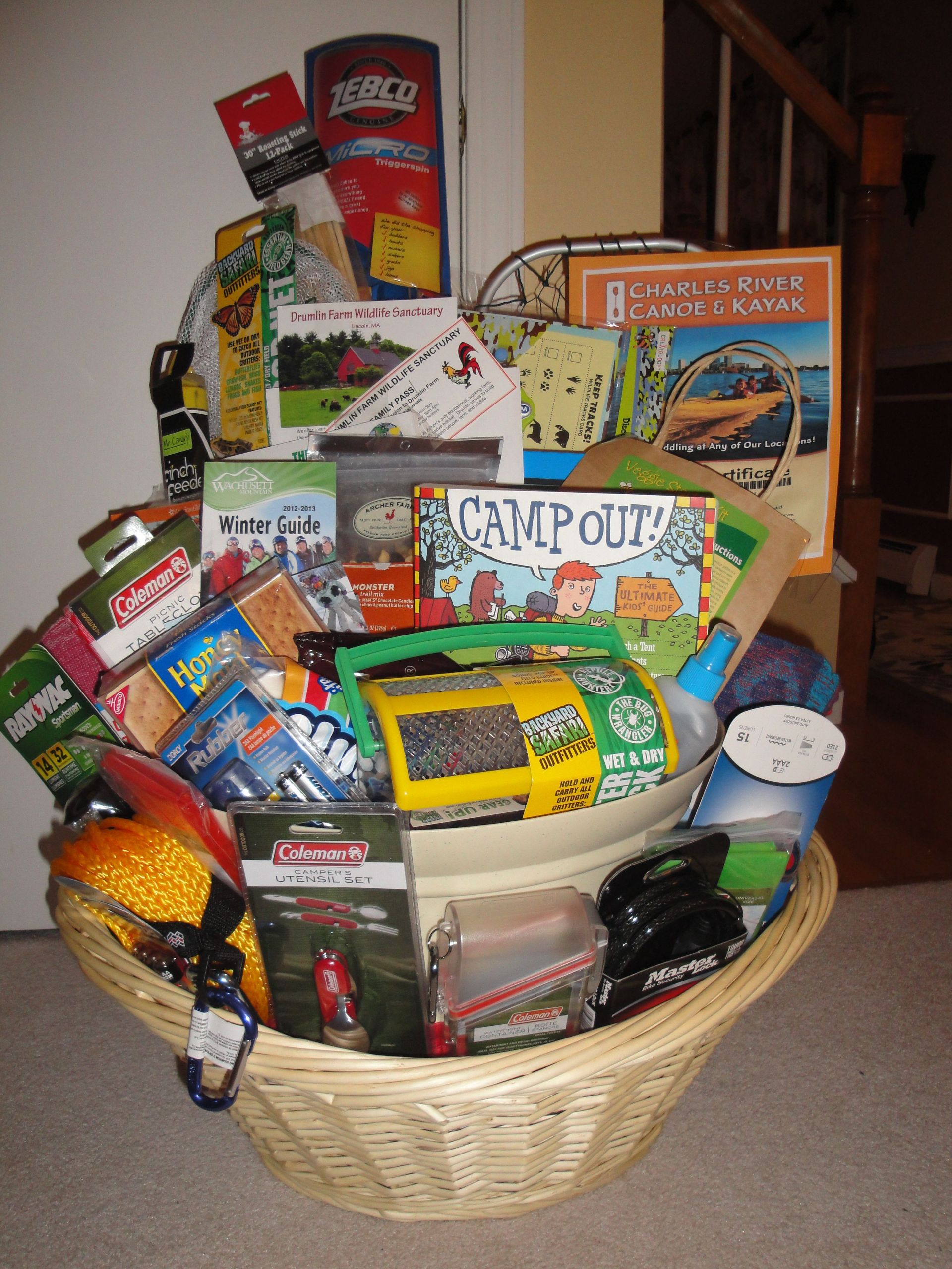 Outdoor Gift Basket Ideas
 The "Great Outdoors" Basket 2013