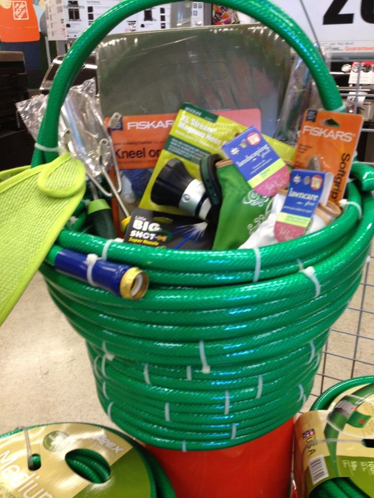 Outdoor Gift Basket Ideas
 basket filled with gardening goo s